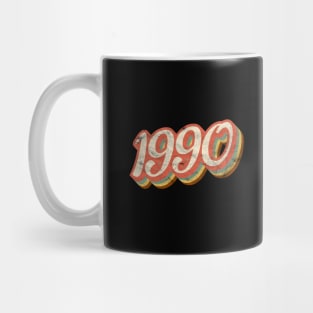 Vintage 1990 30th Birthday Gift 30 Year Old Thirty Bday Mug